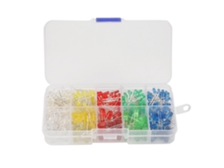 Conjunto De 350 Leds Coloridos Laxiscreed De 3mm E 5mm Para Projetos Eletrônicos