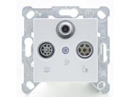 Fm Sat Alu Tv Socket Mecakey Karre Novella Range