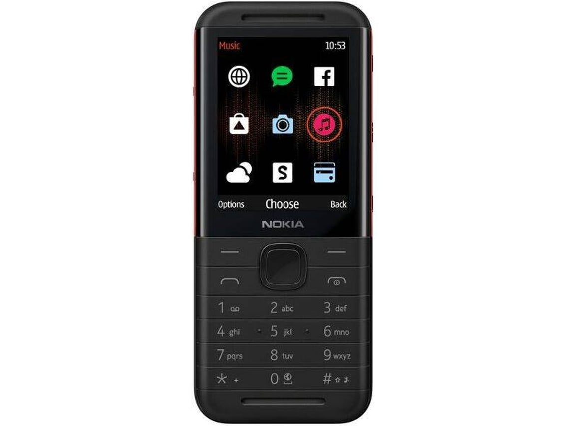 Telemóvel NOKIA 5310 (2.4'' - 2G - Preto e Vermelho)