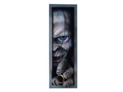 Máscara Zombie Terror Laxiscreed Com Dentes E Design De Meio Rosto Para Cosplay