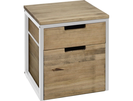 Mesa de Cabeceira  Icub3 com duas gavetas (40x40x45cm)