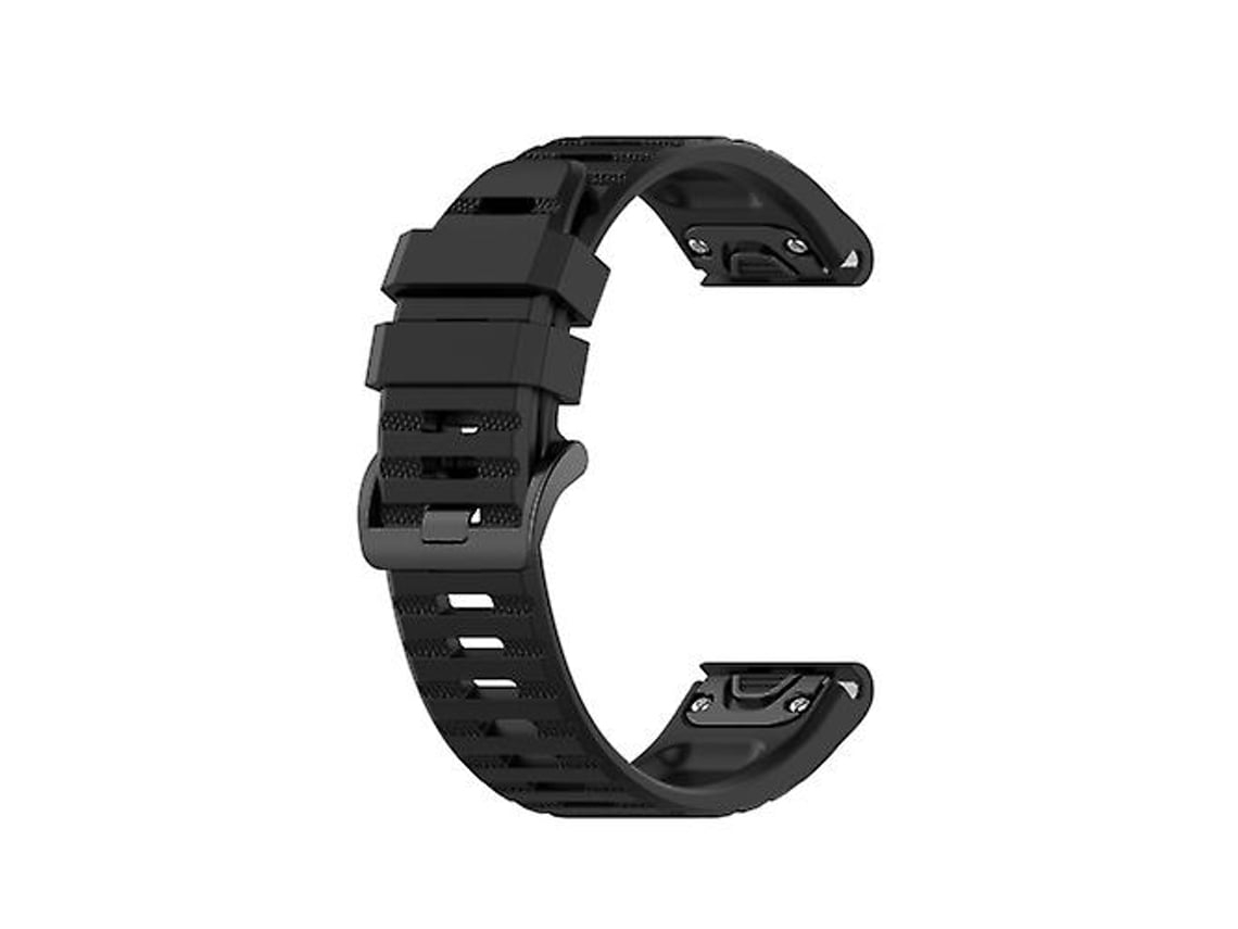 Pulseira De Silicone Preta, Compatível Com Relógio Garmin Forerunner 935 Chennls