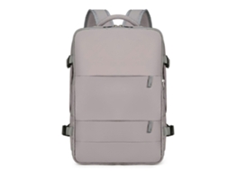 Mochila Espaçosa Para Viagens, Bagagem Esportiva, Mochila Para O Dia A Dia Com Compartimento Para Laptop, Mochila Escolar Cinza.