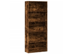 MAISON EXCLUSIVE Defumado Carvalho Madeira Derivados Prateleira 80x30x189 cm