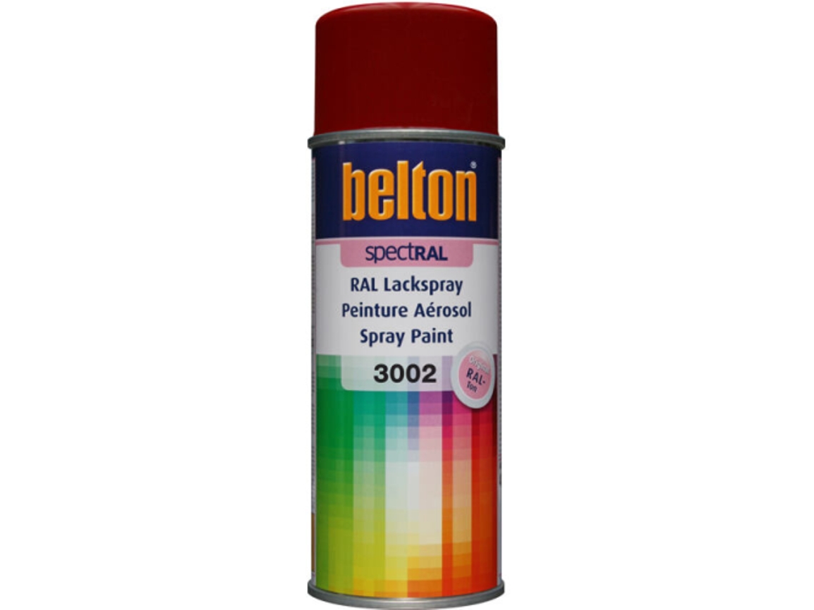 Spray Belton Spect Ral Brilhante 400 Ml (Ral 3002 Vermelho Carmin)