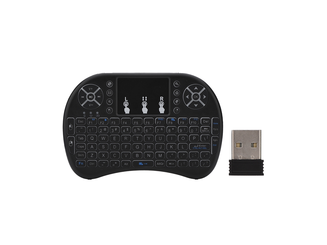 Teclado Mini LAXISCREED (iluminação Três Cores, Conexão Sem Fio)