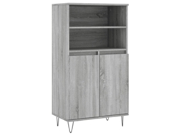 Aparador Alto Cinzento Sonoma MAISON EXCLUSIVE em Derivados de Madeira (60x36x110 cm)