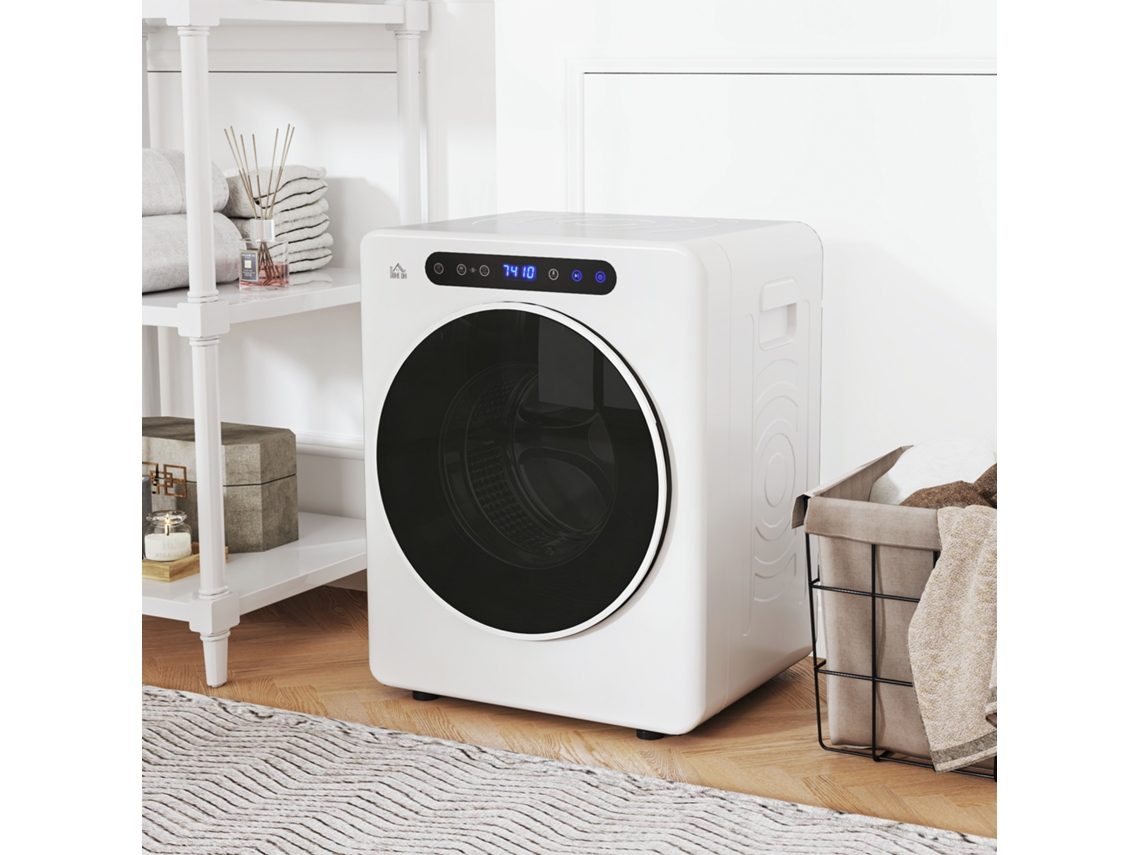 Tumble Dryer, 6 Programs, 40-60℃, 5kg Capacity, Compact, Touch Control, White