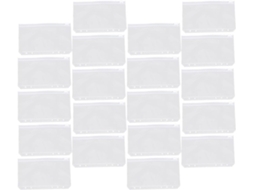 Conjunto de 50 organizadores de documentos com zíper em PVC extra grosso, duráveis e ecológicos, para anotações em formato A6, ideais para...