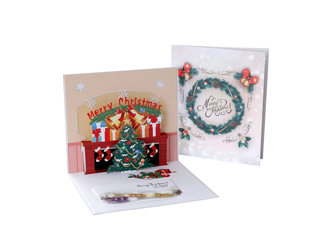 Cartões Pop Up De Feliz Natal, Cartões Pop Up 3d Para Ch Aquaforge