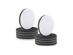 10 Almofadas de Espuma Suave de 5 Polegadas com Ganchos e Olhos para Lixamento 125mm Densidade Suave