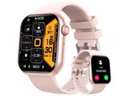 Smartwatch F57 1.91 50 Modos de Desporto Rosa