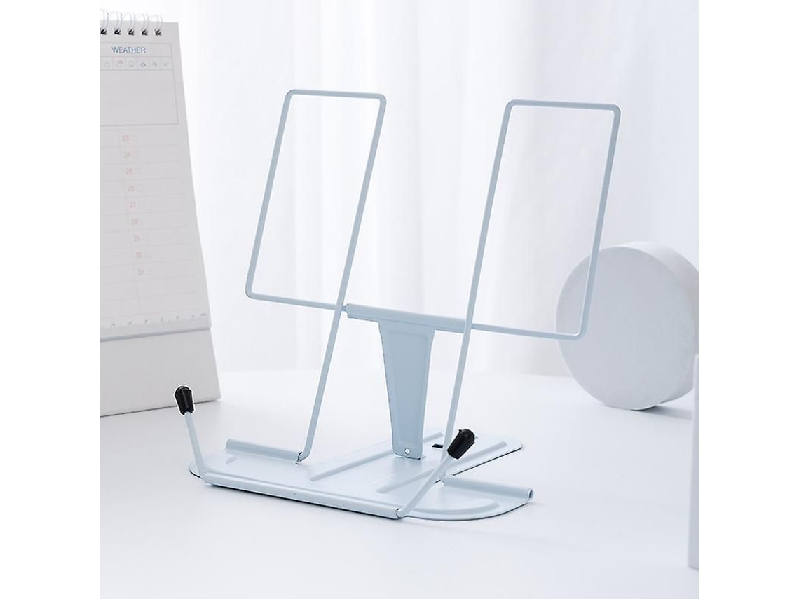 Soporte De Libros De Metal Hightide Plegable Ajustable Para Cocina Y Estudio Azul Claro