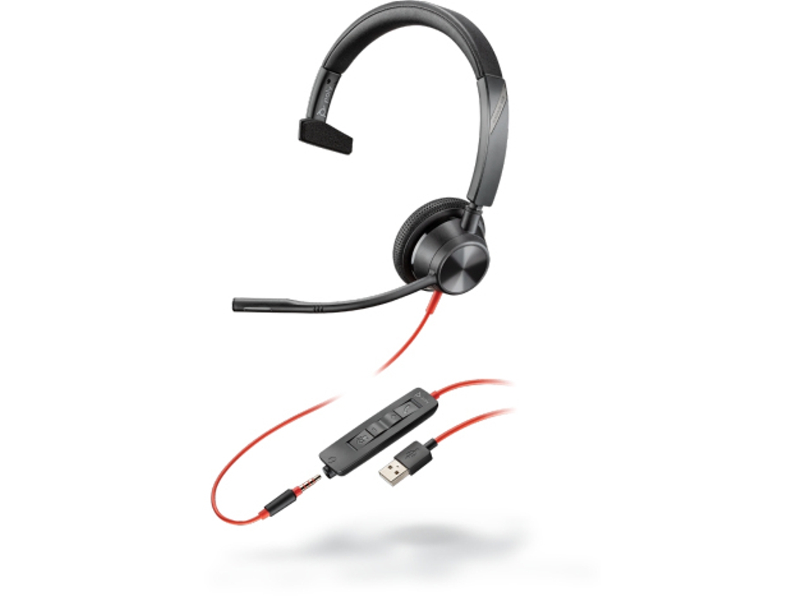 Auscultadores entrada usb a POLY Blackwire 3315 BW3315-M