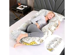 Almofada para Grávidas, Travesseiro de Corpo Inteiro, Item Essencial para a Maternidade SPQMENT (65x90x175cm girafa)