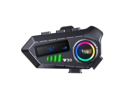 Capacete de moto com fone Bluetooth 5.4 Y30, tela LCD, rádio FM, bateria 40h CHABERLU