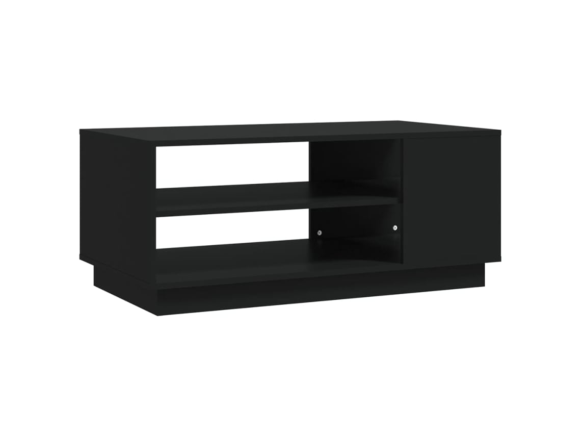Mesa de centro 102x55x43 cm em aglomerado marrom, exclusiva da MAISON.