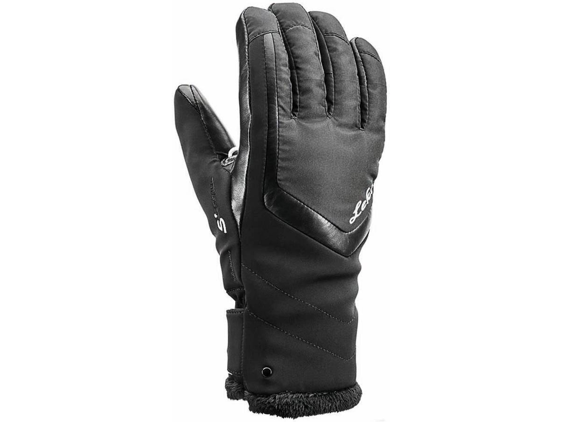Luvas para Mulher LEKI ALPINO Stella S Preto para Esqui (6)