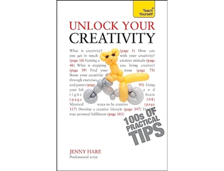 Livro Unlock Your Creativity Teach Yourself de Jenny Hare (Inglês)