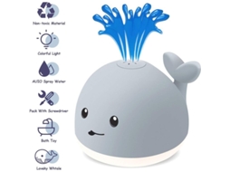 2026 divertido Juguete de Baño para Bebés Con Forma de Ballena, Luz Led Y Proyección Automática de Agua (2025)