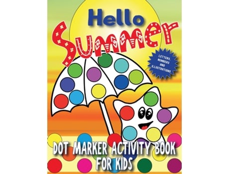 Livro Hello Summer Dot Marker Activity Book For Kids De Jocky Books (inglês)