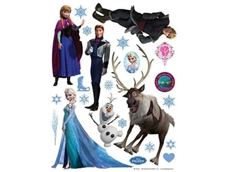 Disney Frozen, Frozen, Adesivos de Parede, 30x 30cm 1 parte, Papel, Colorido, 30x 30cm Dks 1082 Ag Design