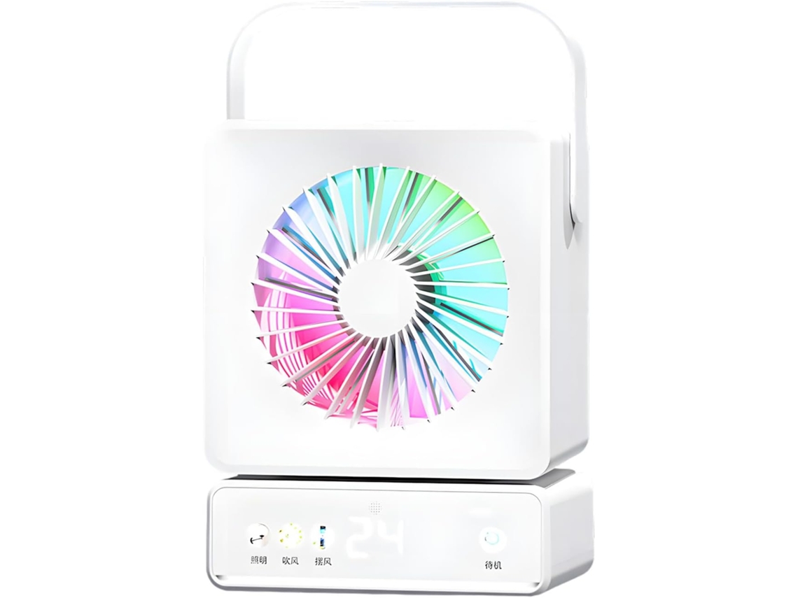 Ventilador De Mesa Pequeno E Silencioso - Mini 6,88 Polegadas | Com Bateria Recarregável Via Usb