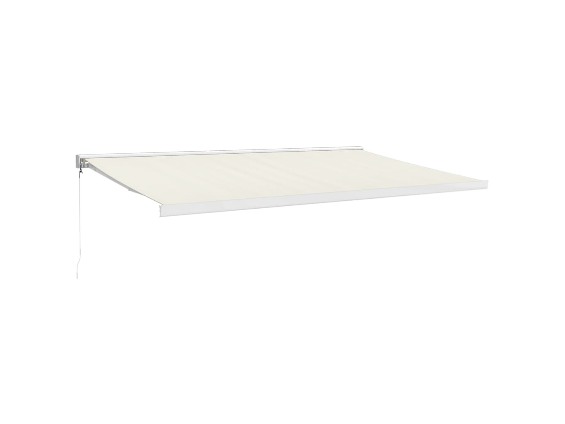 Retractable Awning, Retractable Awnings Vidaxl Creme Tecido (5 X 3 M)