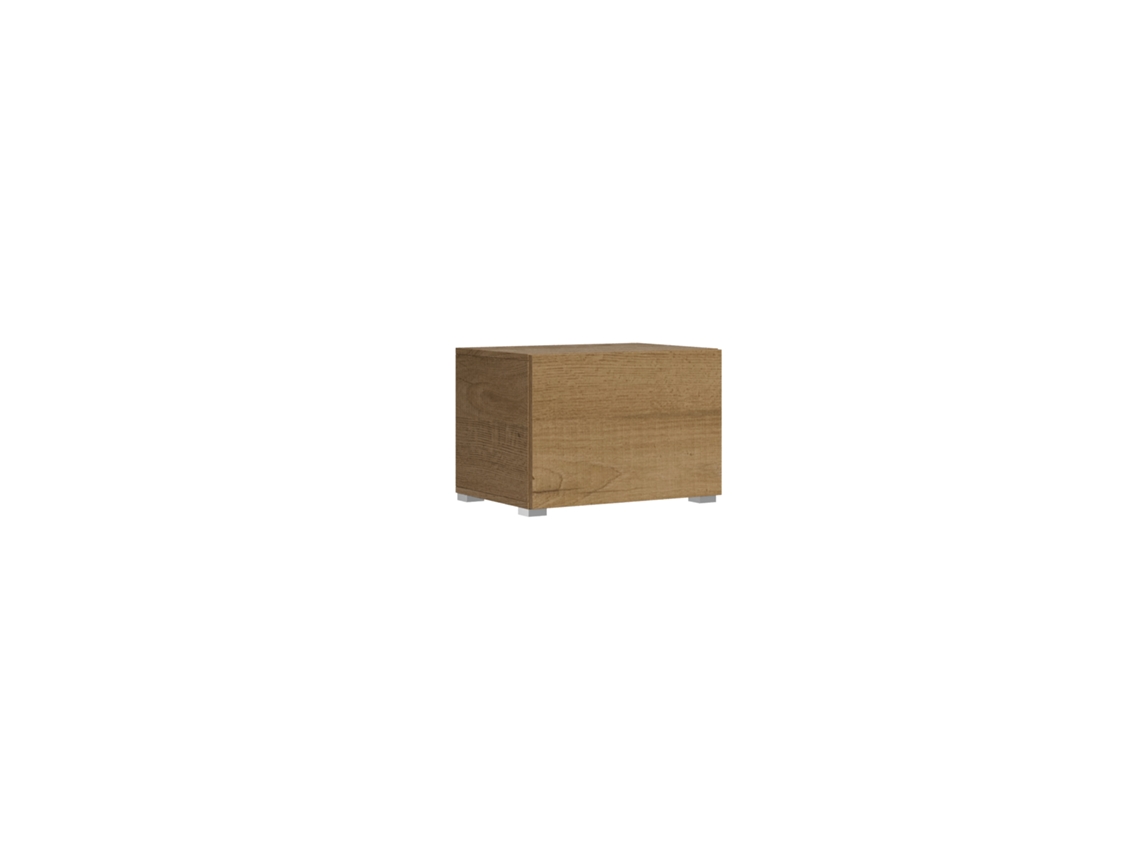 Base De Aba Para Fixação De Piso L.60 H.40 D.39.2 Com Pés Em Cinza Branco Itamoby