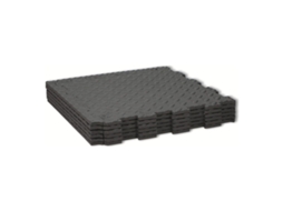 Tapetes KINZO (40.00 x 40.00 x 10.00 cm - Borracha - Multicor)