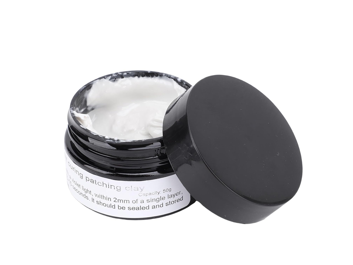 Massa De Cura Uv 50g Ideal Artesanato E Modelos Artísticos.