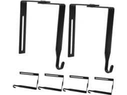 Inoomp Conjunto De 6 Ganchos Ajustáveis Para Porta Armário, Cabide Arm
