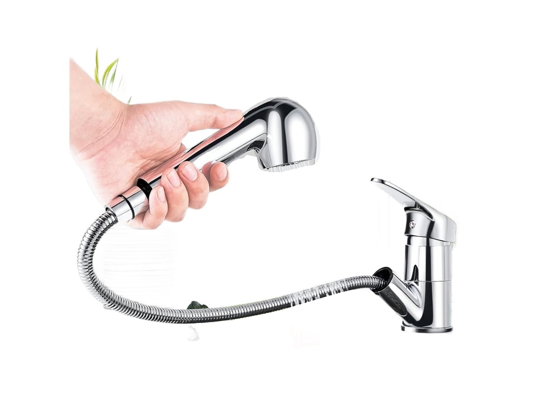 Extensível Misturadora de Cozinha com pull out, rotação 360° e modos duplos JORTMRD