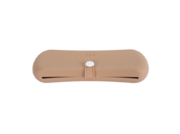 Saco De Armazenamento Silicone Bege Para Pincéis Portátil Grande Capacidade