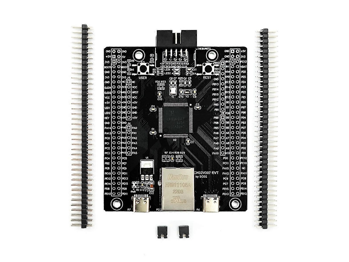 Placa De Avaliação Casa Ch32v307 Risc V Mcu Wch Link Integrado Ch32v307vct6 Ch32v307v Evt R1 Wch Slowmoose