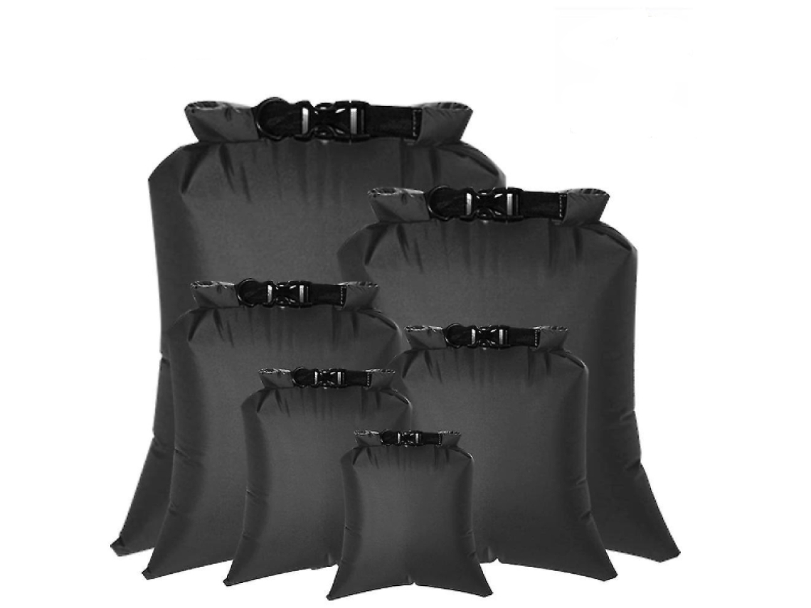 Conjunto de Sacos Estanques Impermeáveis Adventurer' S Armor com Fecho Enrolável e Costuras Sem, Camping AQUAFORGE