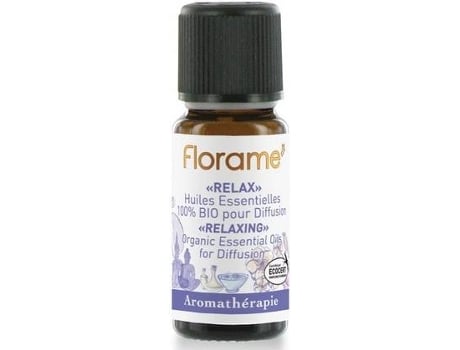Óleo Essencial FLORAME Composição Óleos Essenciais Relax (10 ml de óleo essencial (Limão - Menta - Lavanda))