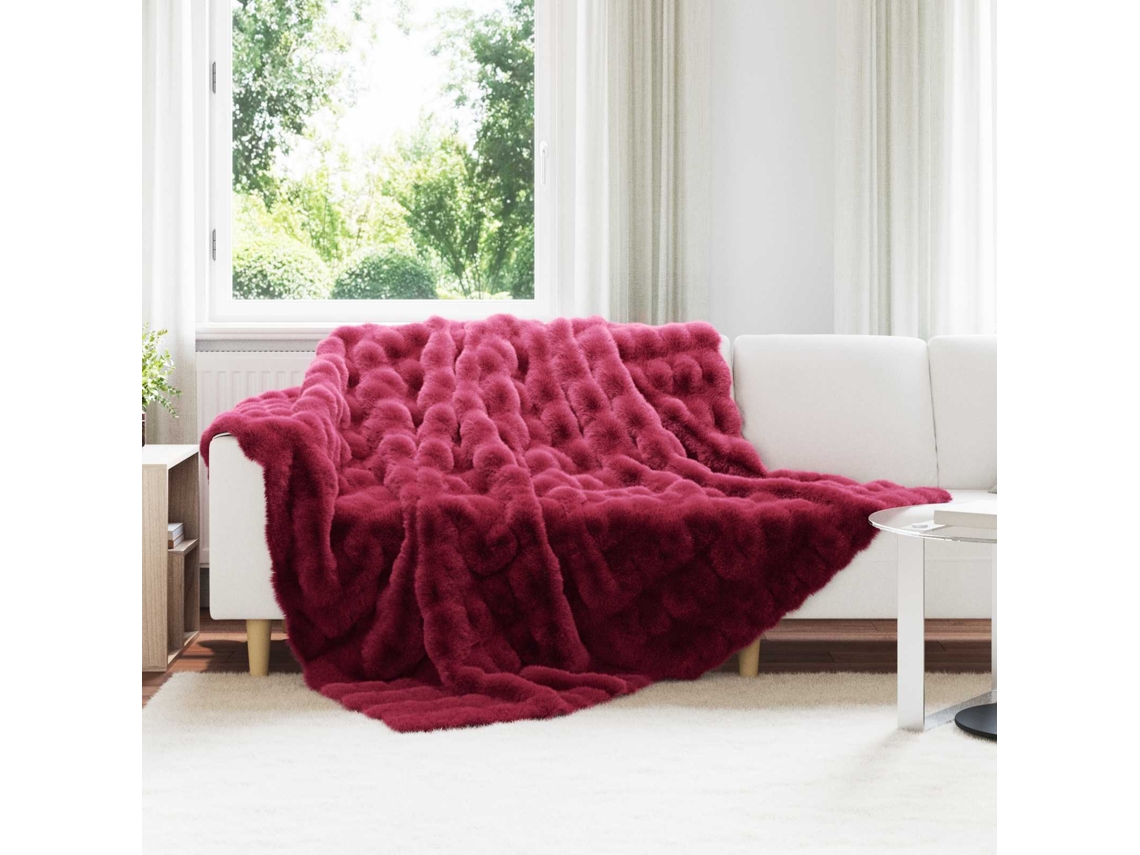 Vidaxl Manta Antideslizante De Sintética De Coelho Olite 240 X 270 Cm