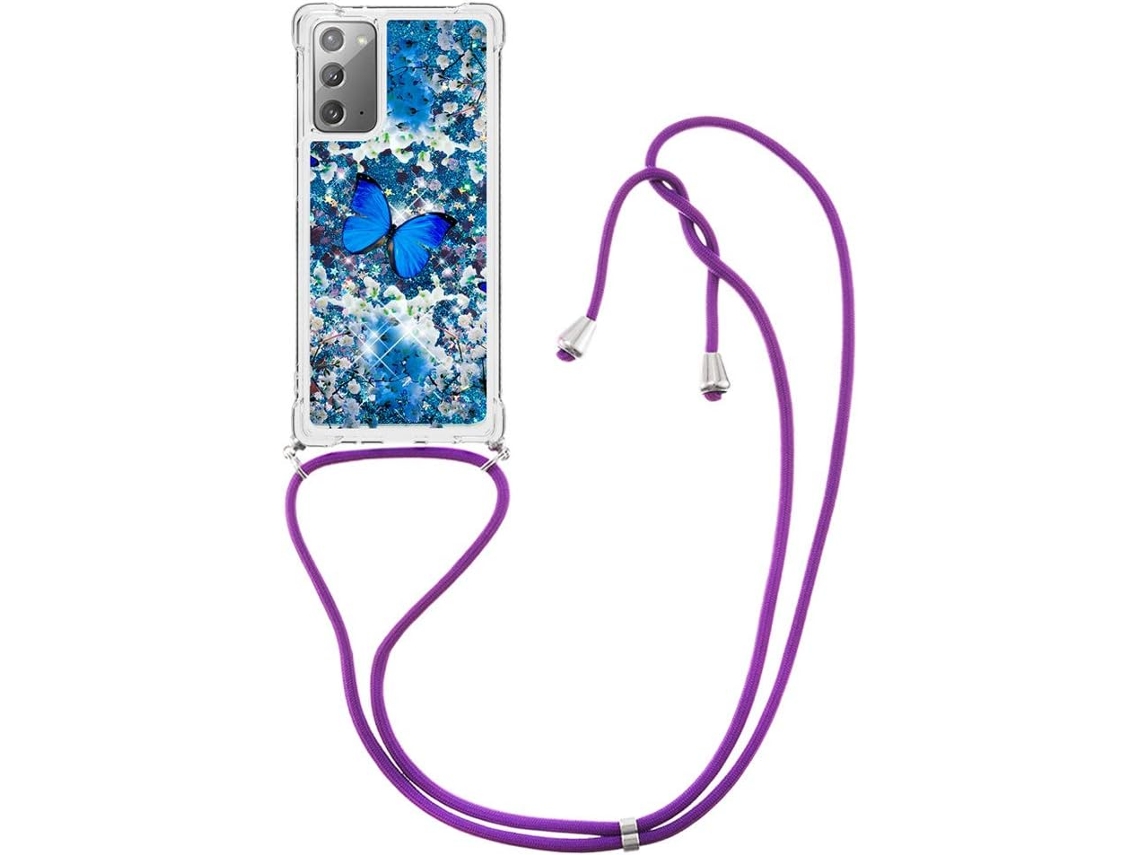 Correia Movendo Quicksand Párachoques para Samsung Galaxy Note HONGWE. Pele Sintética Bege