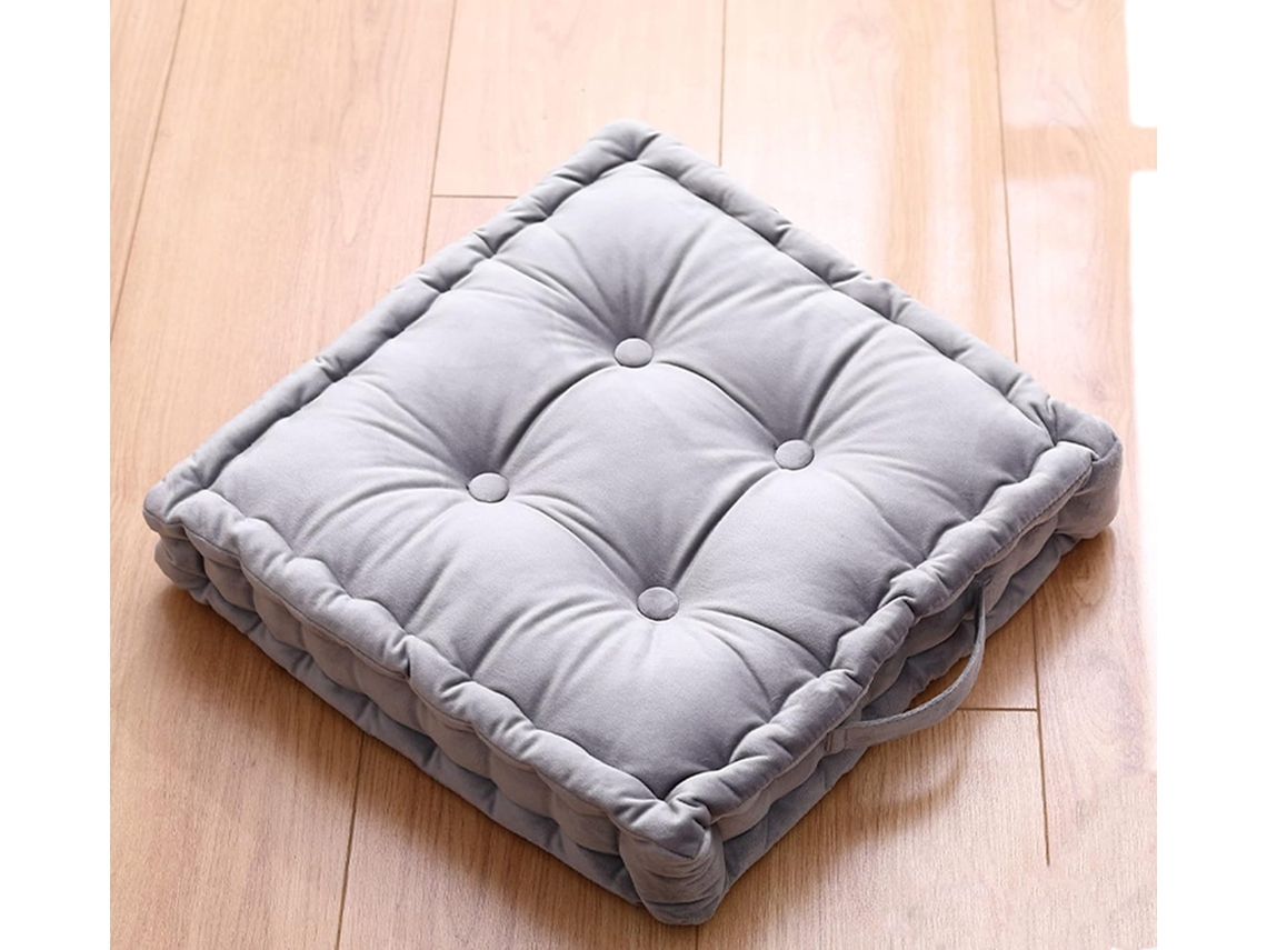 Almofada Para Cadeira De 43x 43cm Com 10cm Espessura, Almofada Portátil, Tapete Quadrado Macio, Almofada Para Assento