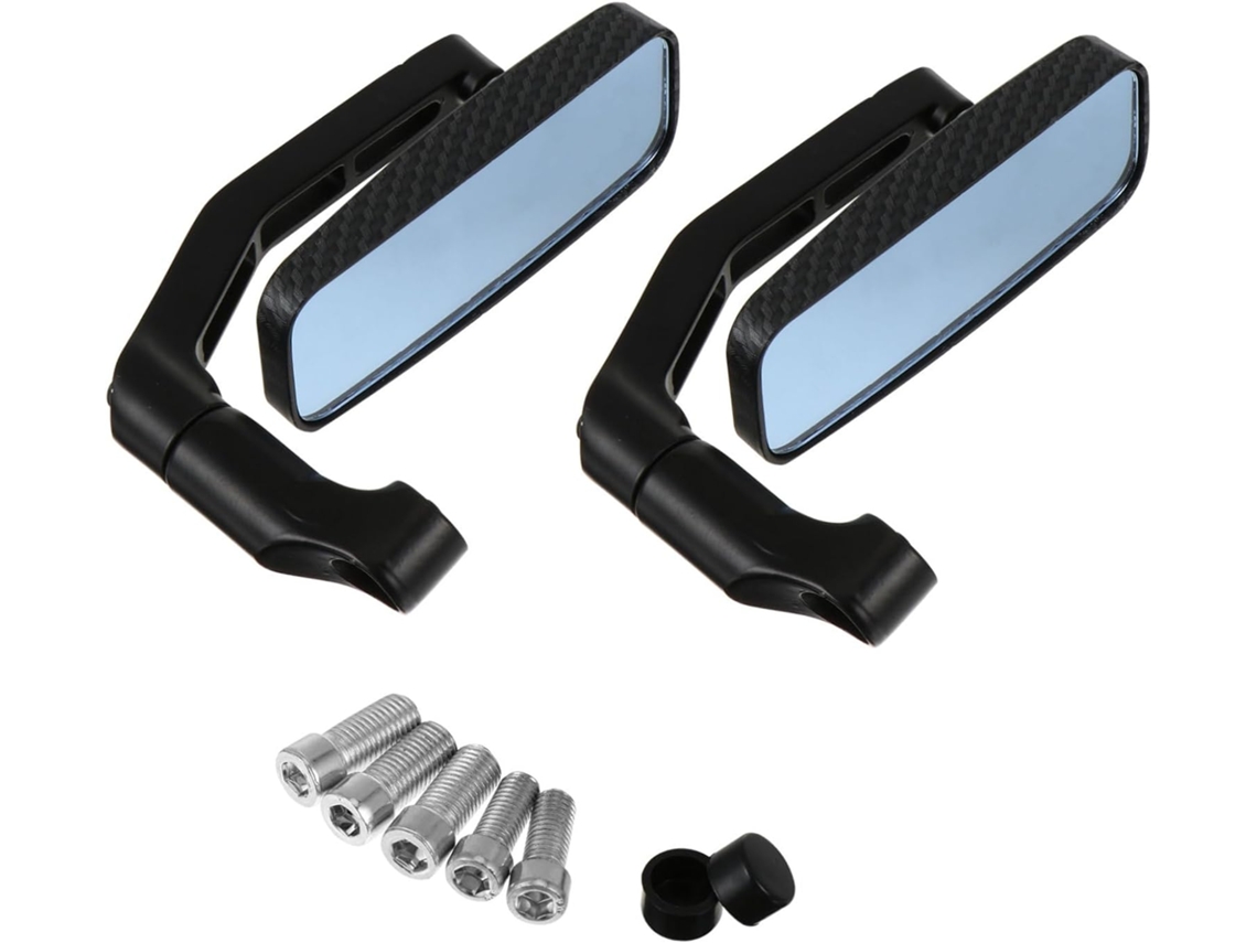 Espelho Retrovisor Lateral Para Guidão De Scooter (2 Peças)