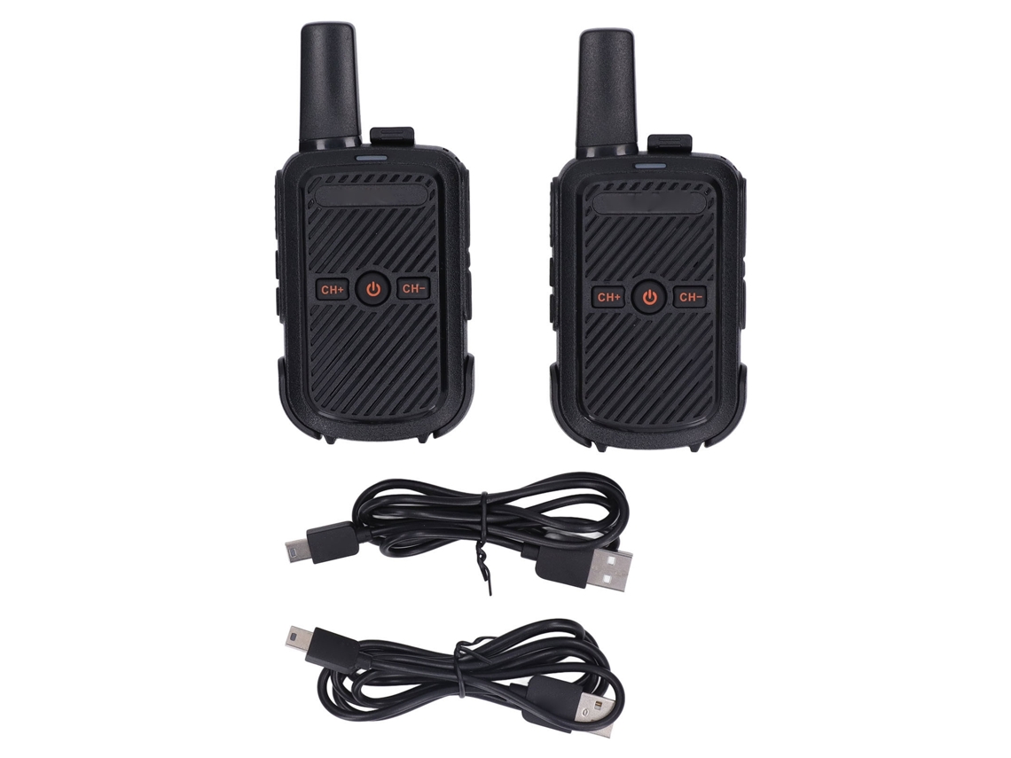 Mini Rádio Comunicador 8w, 400 470mhz, Anti interferência, Salões, Bares, Karaokês, Supermercados AQUAFORGE