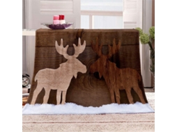 Manta de Microfibra Fansu Flanela Macia e Fofa 3d para Cama Sofá Ou Se Manter Aquecido no Inverno 150x130cm, M
