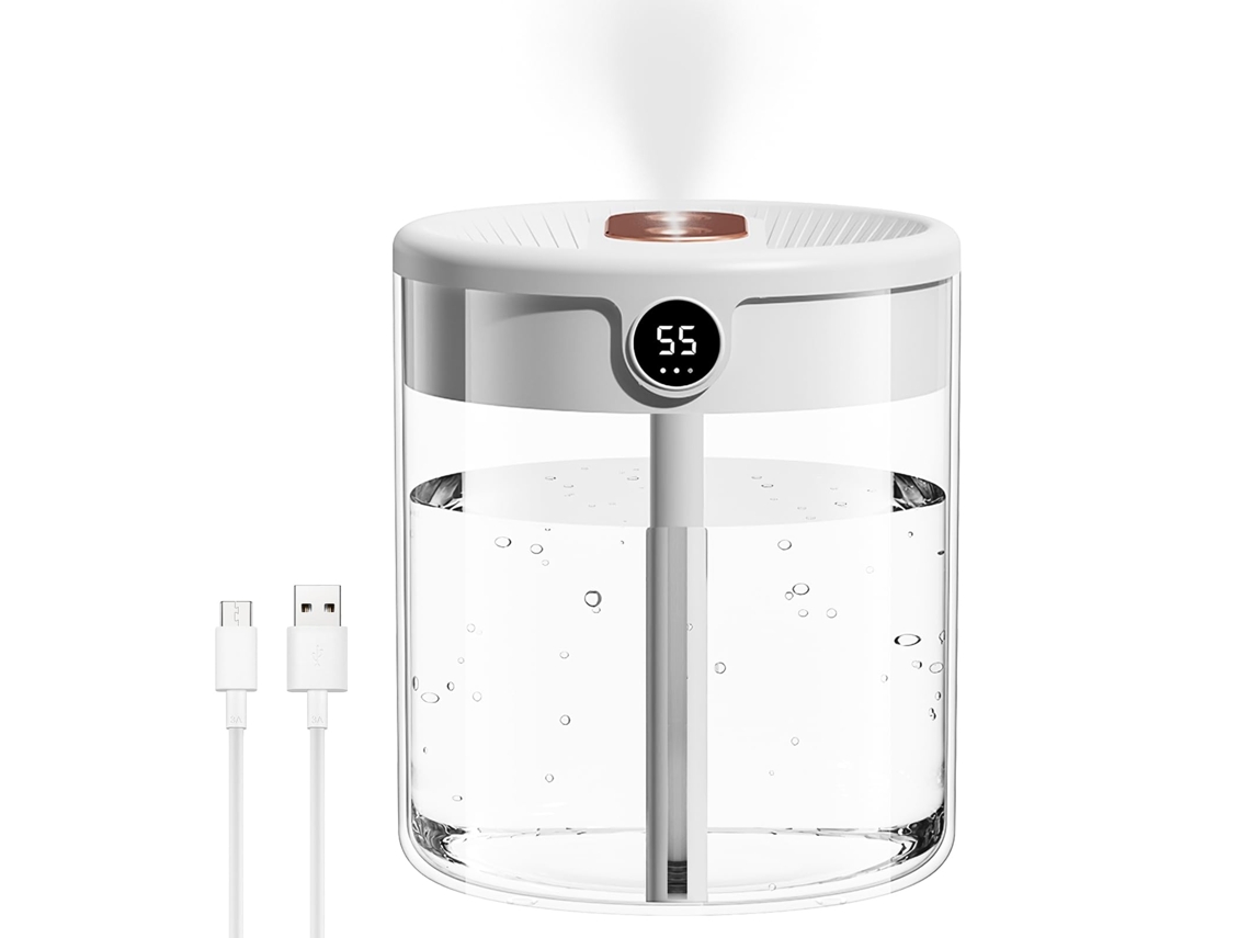Umidificador de 2 litros, com luz noturna e automático MDUG