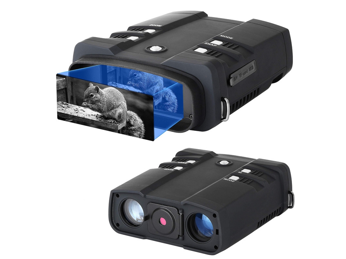 Binóculos Visão Noturna 10.8x31mm 1080p 4 Lcd Vídeo Gravador Foto Reprodução Preto Bestvite