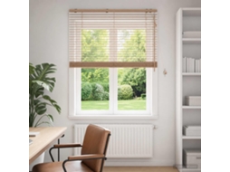 Vidaxl Cortina Veneziana Aparência De Carvalho 120 X 160 Cm 35 Mm