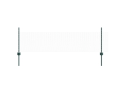 Conjunto 1 Painel De Cerca Vidaxl Verde Aço (50 X 0,5 M)