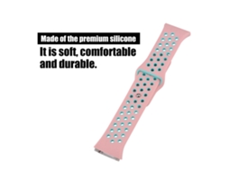 Cinto de Relógio Bicolor de Silicone EOOCOO (cinto de Substituição Compatível com Fitbit Ionic)