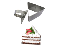 Molde De Acero Inoxidable Para Pasteles Y Galletas Con Formas Creativas Herramienta De Baking Para Cocina Diy Triângulo