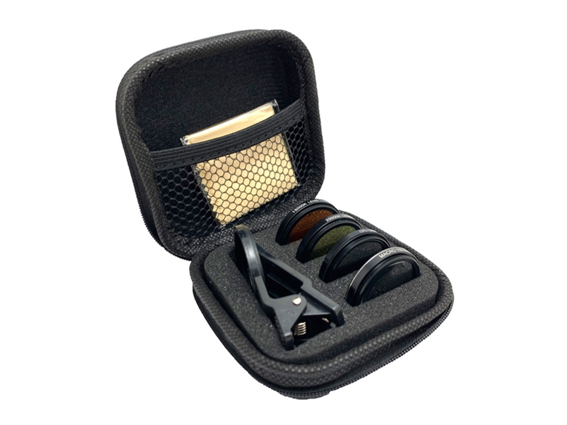 Lente Para Aquário, Filtro Para Câmera De Celular 4 Em 1, Lente Macro Amarela, Ideal Para Aquários De Recife De Coral, Ambientes E Aquaforge